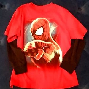 Boys Spiderman long sleeve shirt Sise 6/7